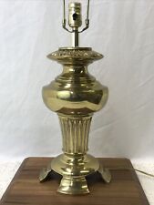 Vtg Art Deco Brass Table Lamp Egyptian Moroccan MCM Falkenstein (Stiffel Style) picture