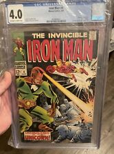 The Invincible Iron Man #4 Unicorn - Marvel Comic (1968) CGC 4.0 picture