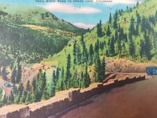 C 1957 Trail Ridge Road to Grand Lake CO Linen Vintage Postcard picture