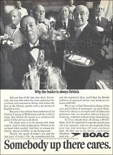 1969 BOAC British Overseas Airways Corp ad advert airlines BUTLER ALWAYS BRITISH picture