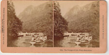 EAGLE CLIFF - BOATS - PEOPLE - LAKE -  WHITE MOUNTAINS - NEW HAMPSHIRE - KILBURN picture