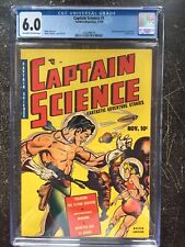 CAPTAIN SCIENCE #1 CGC FN 6.0; OW-W; Wally Wood art; robot cover picture