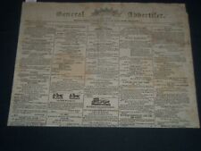 1813 APRIL 3 GENERAL ADVERTISER NEWSPAPER - PHILADELPHIA - NP 3980 picture
