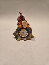 DISNEY TIGGER TIME Miniature DESK CLOCK Figurine -Running  Clock  picture