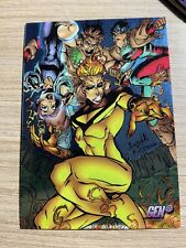 1995 GEN 13 WHO'S RESCUING  WHO? #91 by WILDSTORM CHROME TRADING CARD picture
