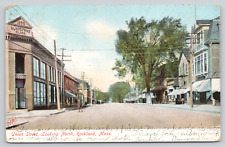 Postcard Rockland, Massachusetts, 1906, Union Street Looking North A482 picture