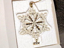 2004 Lenox Jeweled Snowflake Ornament. Mint In Original Box picture
