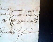 Rare 1781 State of Connecticut REVOLUTIONARY WAR Military Soldier Pay Document   picture