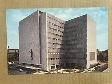 Postcard Rochester MN Minnesota Mayo Clinic Building Mestrovic Statue Vintage picture
