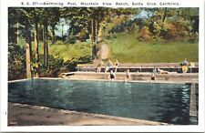 Postcard Swimming Pool, Mountain View Ranch in Santa Cruz, California picture