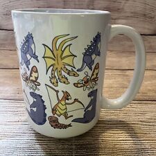 Godzilla And Friends Coffee Mug White Ceramic 5x3.5” picture