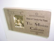 Vtg 1910s-20s Postcard Album 24 Views of California Missions picture