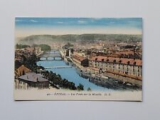 Vintage Postcards Epinal The Bridges On The Moselle France Carte Postale c1900s picture