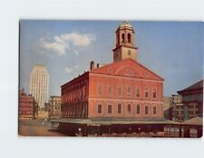 Postcard Faneuil Hall Dock Square Boston Massachusetts USA picture