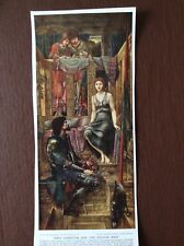 N2a Ephemera  1918 Picture King Cophetua And The Beggar Maid Burne Jones picture