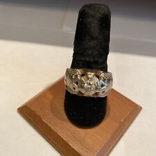 Vintage Solid 10K Gold 32nd Degree Masonic Ring w/ Diamond picture