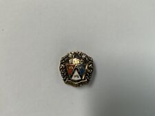 Vintage 10k Gold Ford 300 Club Motor Corp Pin Solid G Diamond Enamel  picture