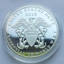 US Military World war I WW1 Centennial Commemorative Challenge Coin Silver picture