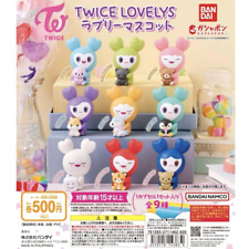 TWICE LOVELYS Mascot Set of 9 Types Bandai Capsule Toy Gashapon 5.4 cm NEW 2024 picture