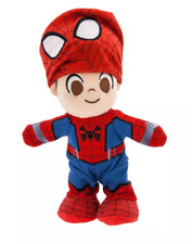 Disney NuiMOs Spiderman Costume Peter Parker Magnet Hands Cuddly 7'' Plush NWT picture