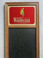 1997 Bulmer's Woodpecker Cider Beer Sign Chalkboard Mirror picture