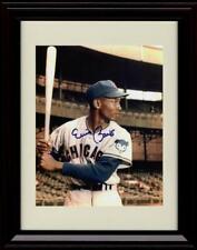 Gallery Framed Ernie Banks - Profile With Bat - Chicago Cubs Autograph Replica picture