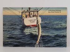 Postcard Fishing Boat Lindy Lou A Thrilling Catch Off Key West Florida picture