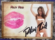 Collectors Expo 💫 Authentic Auto Kiss Card 💫  💕Riley Reid 2018💕 AVN🏆 picture