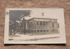 Waverly IA Iowa RPPC Free Public Library Real Photo Postcard picture