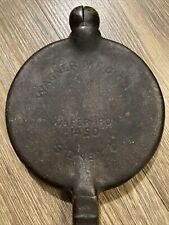 Vintage Rare Antique Wagner MFG Co Cast Iron Wafer Iron 1450 w/o Base USA picture