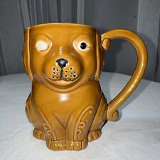 Boston Warehouse Trading 2019 One Eye Dog Stoneware Figural Mug 16 oz picture