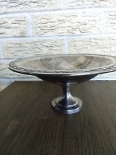 Oneida Silver Plated  Candy Dish Pedestal Flower And Leaf Design picture
