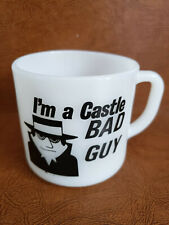 Vintage Federal Milk glass - I'm a Castle Bad Guy Coffee Mug picture