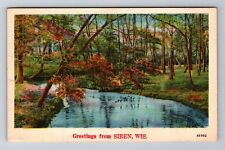Siren WI-Wisconsin, Scenic Greetings, Antique, Vintage c1946 Postcard picture