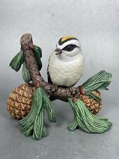 Lenox Female Kinglet Porcelain Bird Figurine Garden Bird Collection 1995 Vintage picture