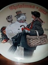 Norman Rockwell Limited Edition Collectors Plate. Christmas 2012. #B0785.  picture