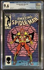 AMAZING SPIDER-MAN #264 CGC 9.6 MARVEL COMICS MAY 1985 - EARLY BLACK SUIT picture