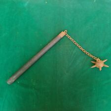 Antq Vtg Iron Medieval German Russian Flail Spike Gothic mace With chain weapon picture