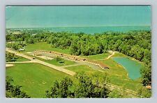 Celina OH, South Bay Motel, Aerial View, Ohio c1964 Vintage Postcard picture