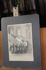 Antique Photo ca 1900  Knoxville Tennessee  School Class on Stairs picture