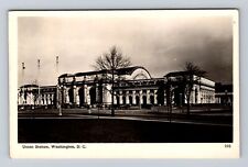 Washington D.C. Union Train Station, Antique Vintage c1945 Souvenir Postcard picture