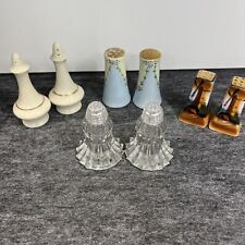 Lot of 4 Vintage Sets of Salt & Pepper Shakers. I Pair is Lenox picture