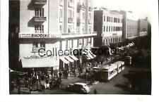 1948 Cairo Egypt 1st Street Traffic & buses Photo 3.25x2.25 inches picture