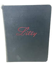 Eli Lilly Pharmacy Marketing reference book 1983 Med Price List Rhodes vintage picture