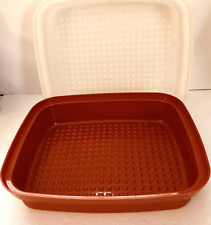 Vintage Tupperware Paprika Red Meat Marinade Container for chicken, hot dogs,etc picture