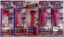 PEZ Valentine's Day Heart Candy Dispenser Set - Lot of 5, Collectible - 9212 picture