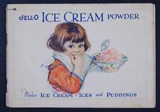 1925 Jell-o Recipe Booklet 18pgs w/ Jello Ice Cream Powder insert C32C picture