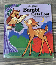Vintage 1979 Walt Disneys Bambi Gets Lost A Mini Pop Up Book picture