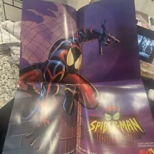 Vintage Marvel Spider-Man Unlimited Pullout Poster Rare Animated Series Fox Kids picture