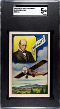 1920 Wright Brothers Chocolates Card SGC 5 picture